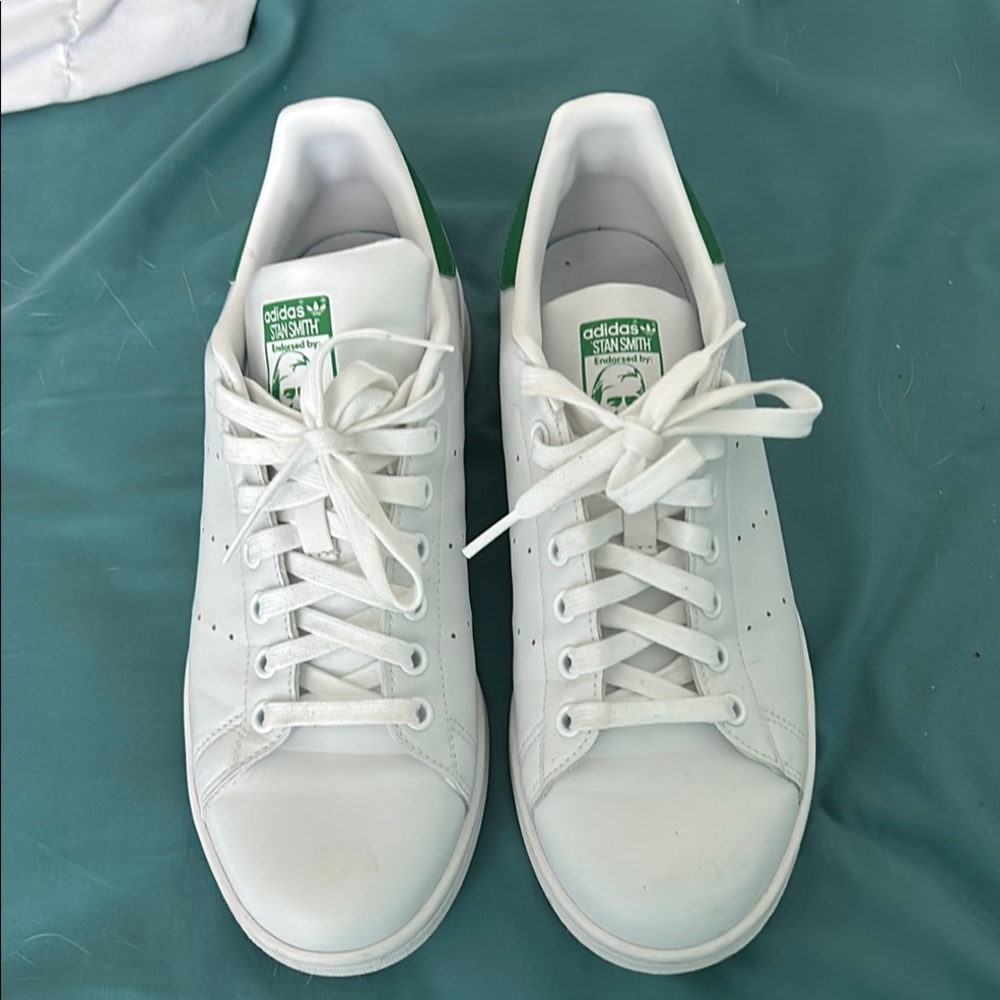 Adidas Stan Smith White Green Sneakers